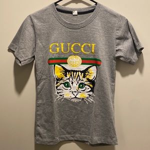 Cat shirt.